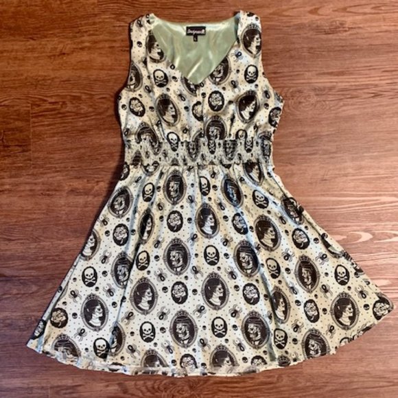 Sourpuss Dresses & Skirts - Sourpuss Skeleton Dress